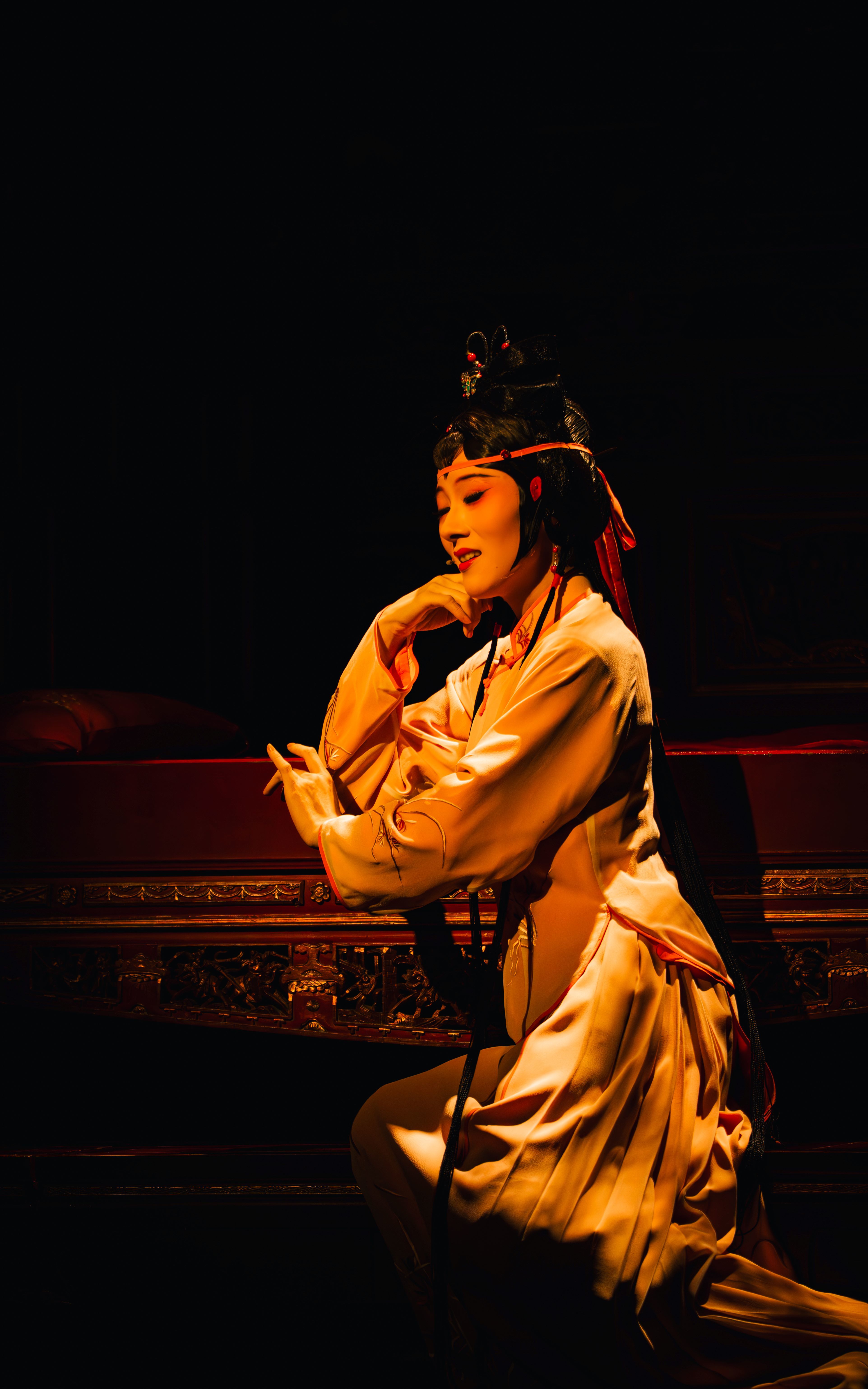 Liyuan Opera Red Wedding Bed by Fujian Province Liyuan Opera Inheritance Centre